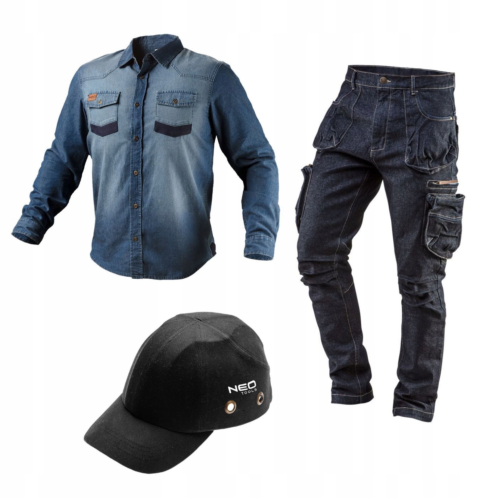 Neo Komplet pánského pracovního oblečení Bozp, vel L Neo Kalhoty