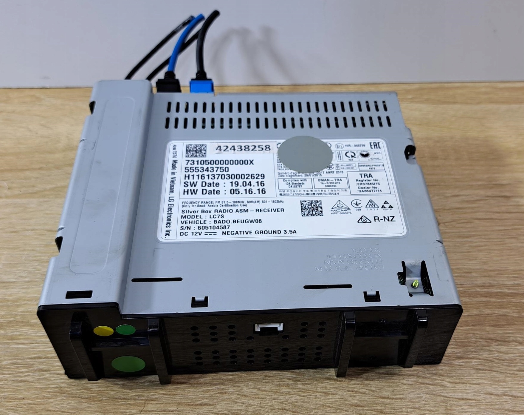 ASTRA K V MODUŁ RADIO NAWIGACJA 555343750 #