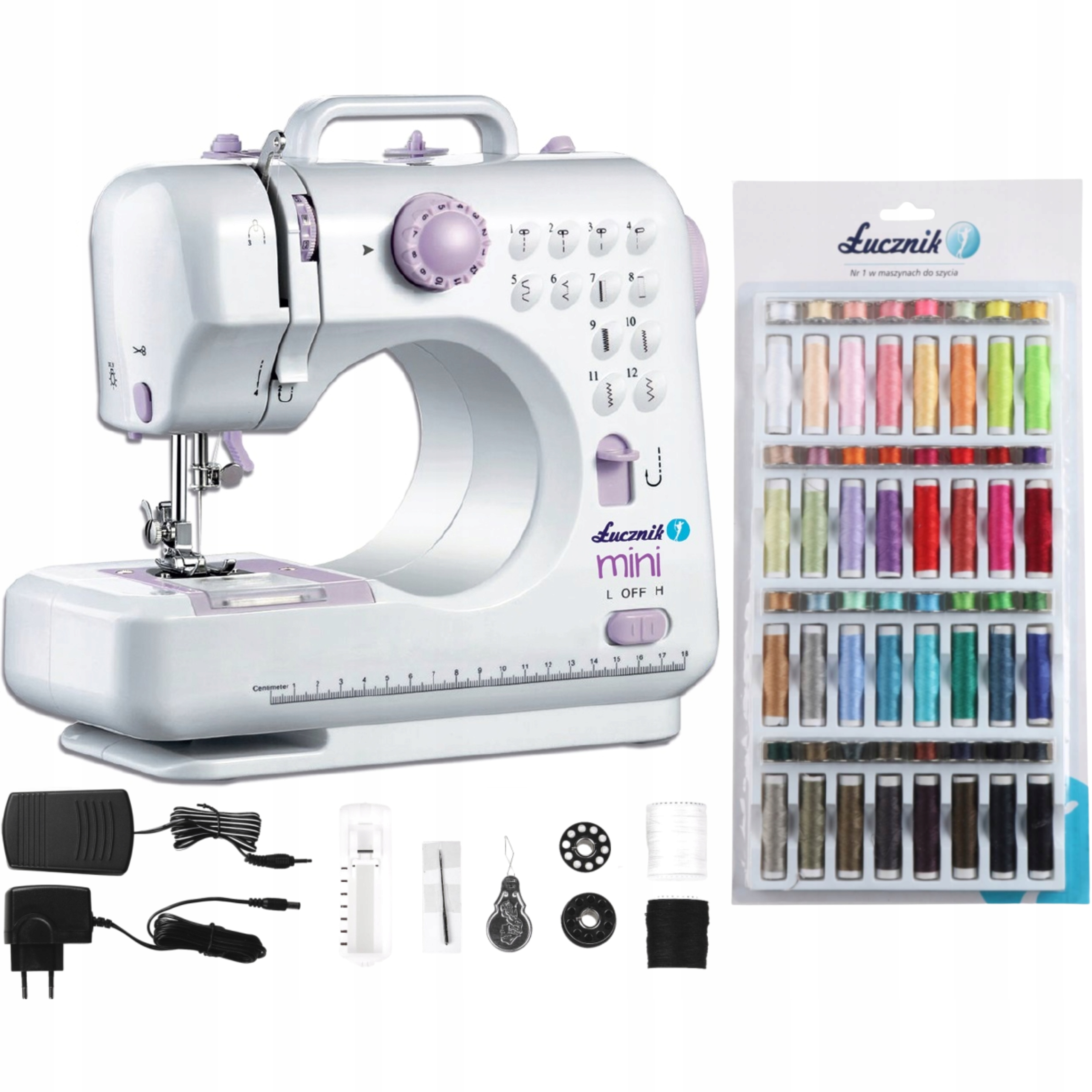Maszyna do szycia dla dzieci domowa łatwa w obsłudze Łucznik Mini Gratisy