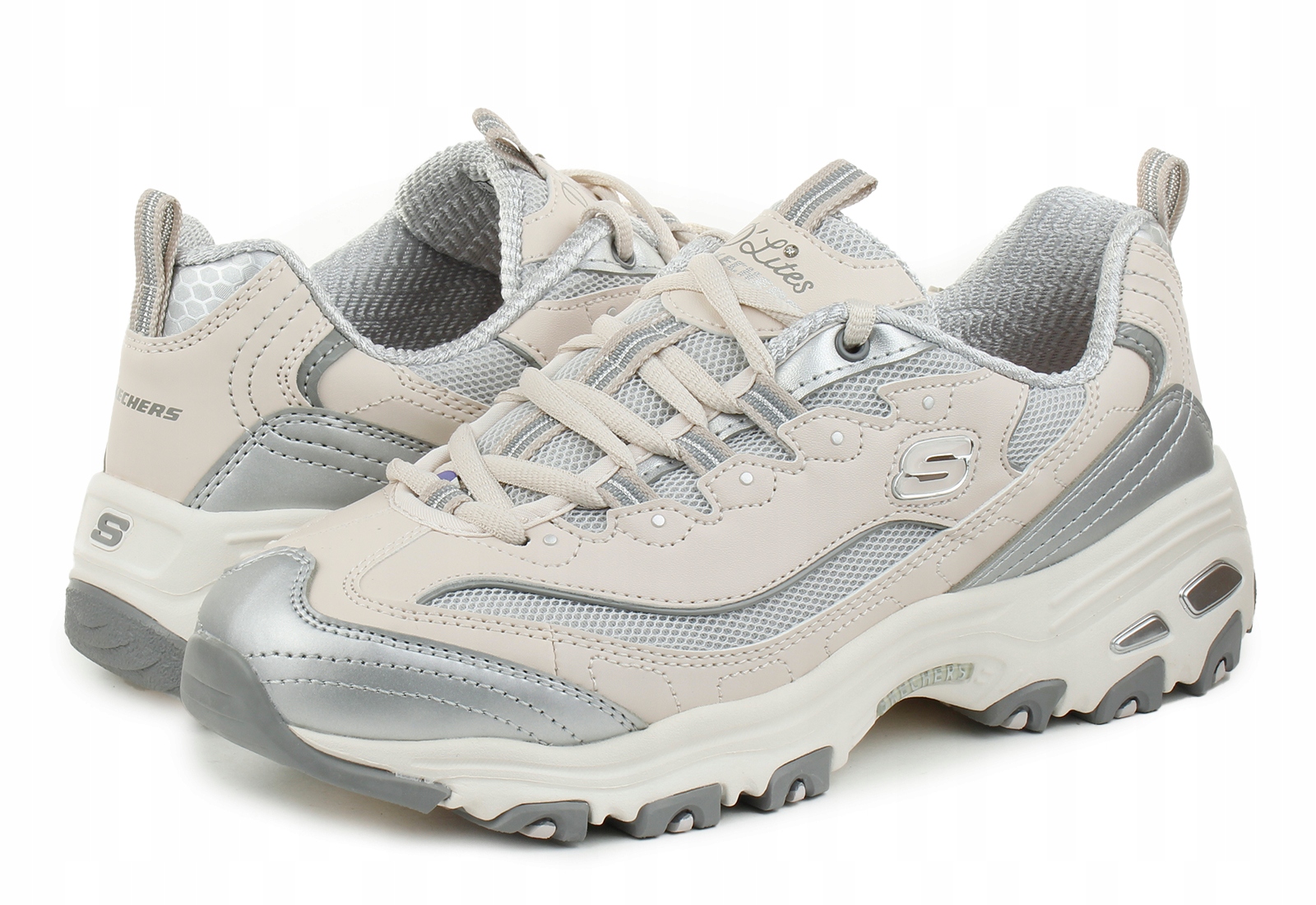 Dámské tenisky Skechers D'Lites-Chromatic béžové 38,5EU