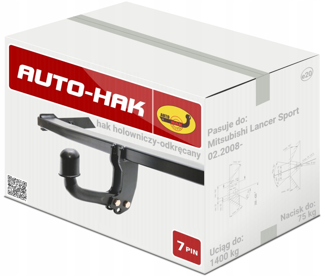 

Hak holowniczy + Wiązka do Mitsubishi Lancer Sport