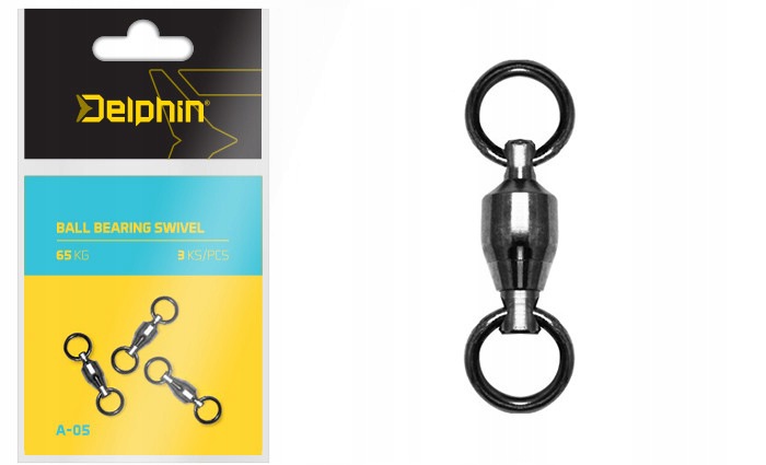 Krętlik Delphin Ball Bearing Swivel 125KG 3SZT