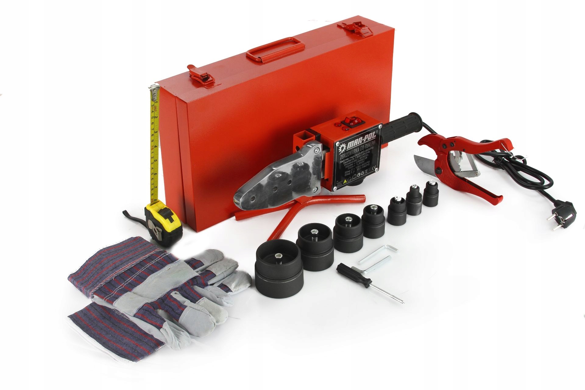 ZGRZEWARKA DO RUR PP PE 1500W 16-63mm + MATRYCE Marka Mar-Pol
