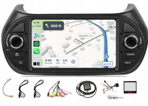 Gps Rádio Android Peugeot Bipper 2008-2017 4GB 64GB Carplay Wifi