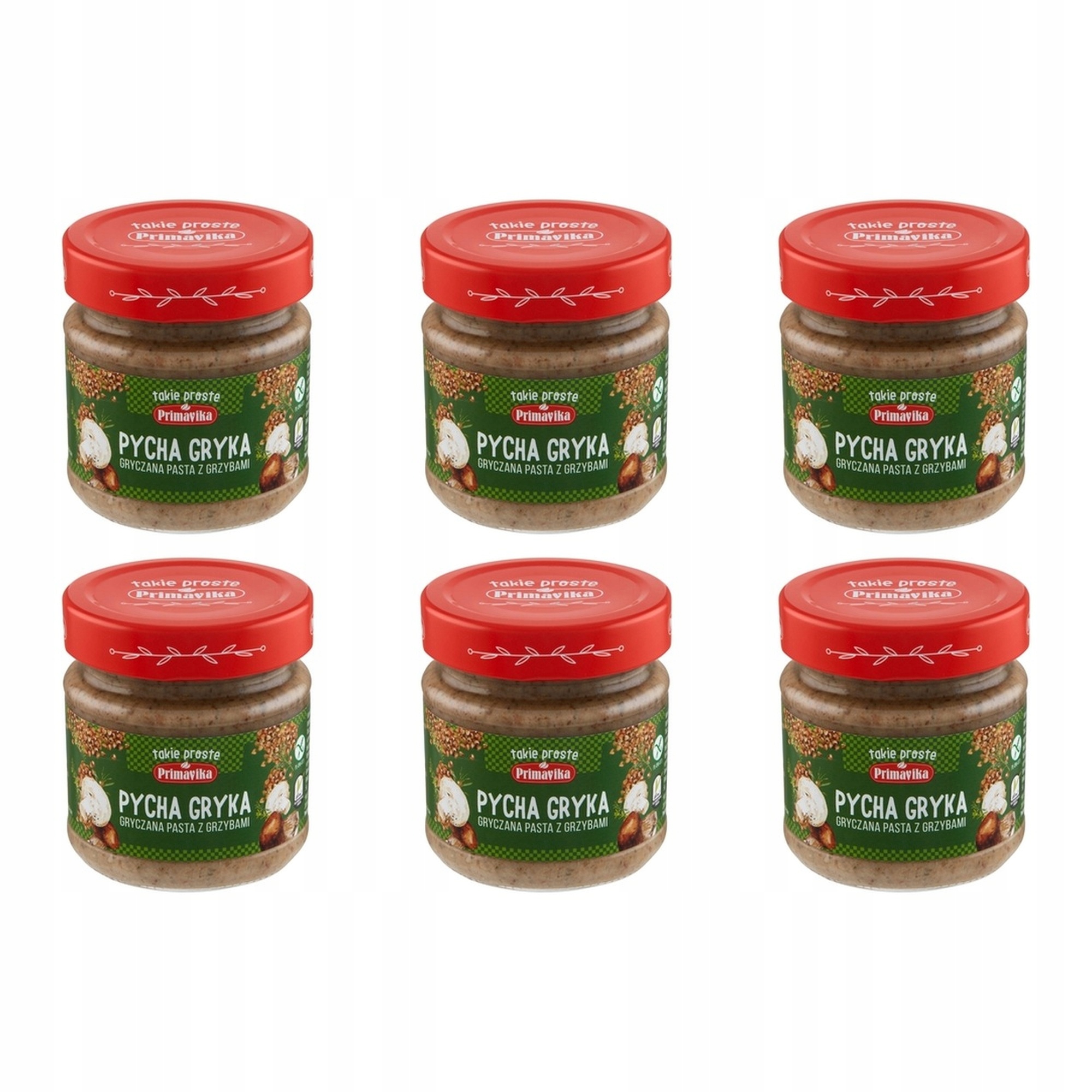 6 x 160 g Pohanková pasta s houbami Primavika