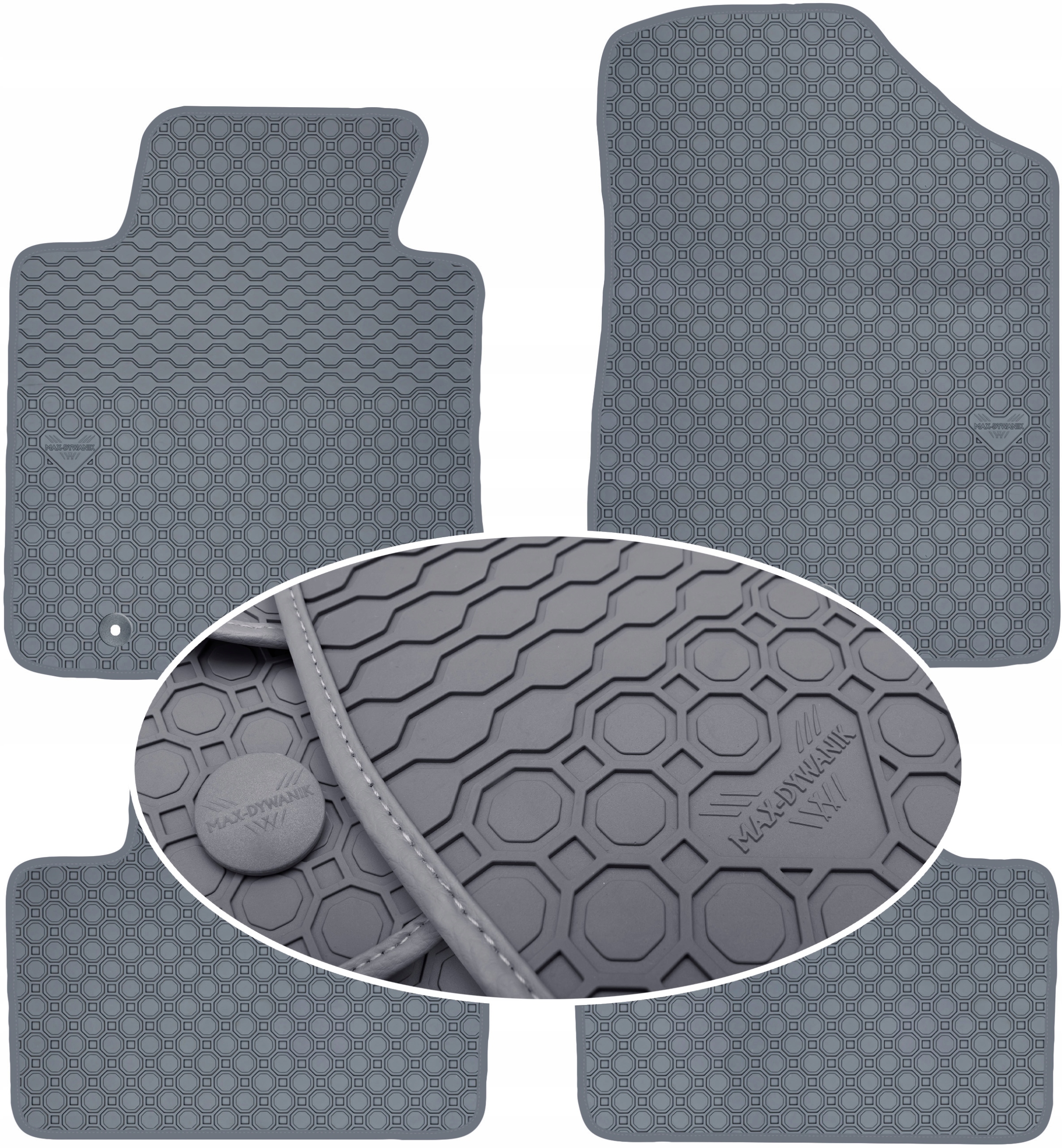 Kia Ceed II 2012-2018 Koberce Šedé