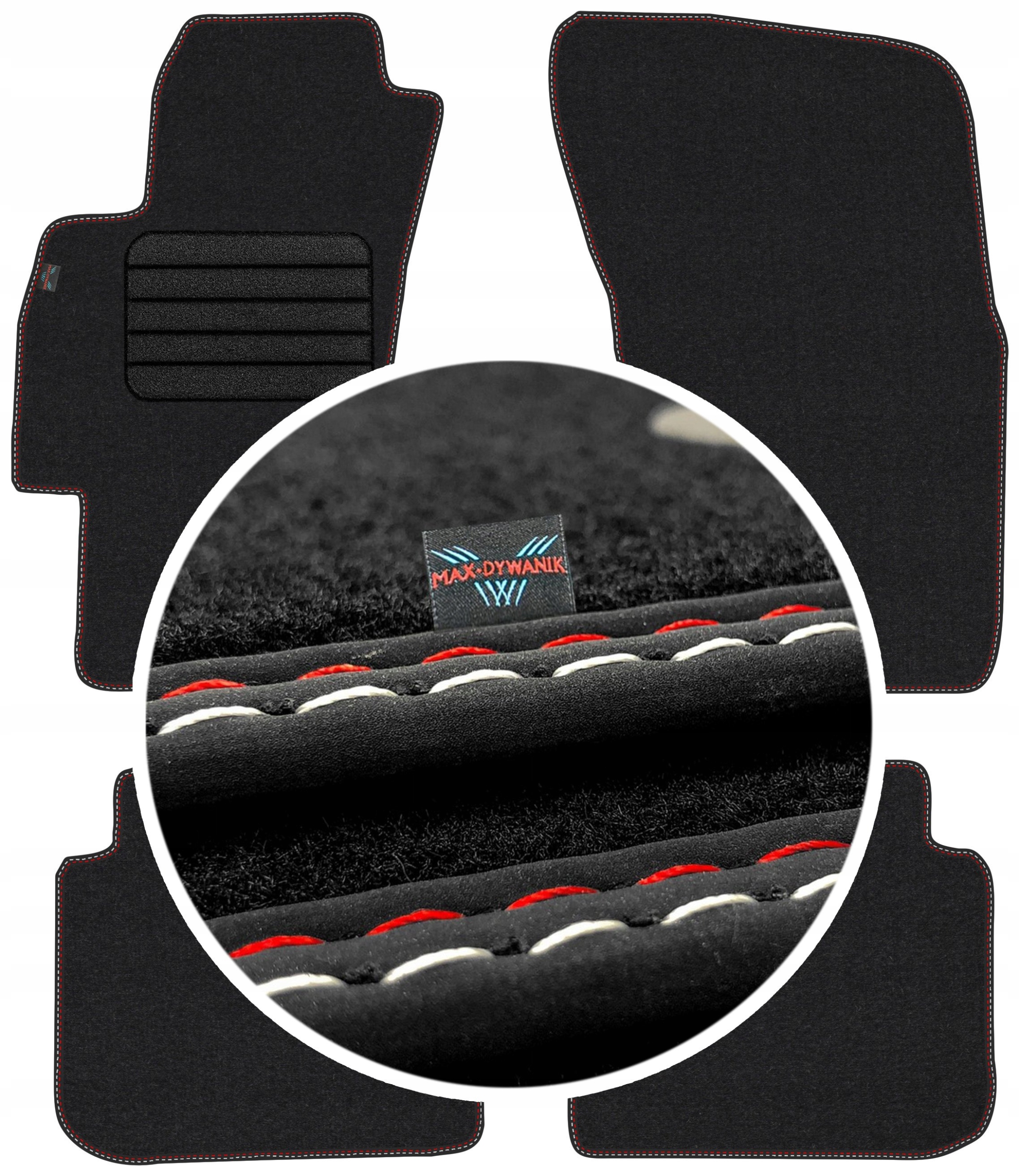 Subaru Impreza III 2007-2011 Velurové autokoberce Koberce do auta