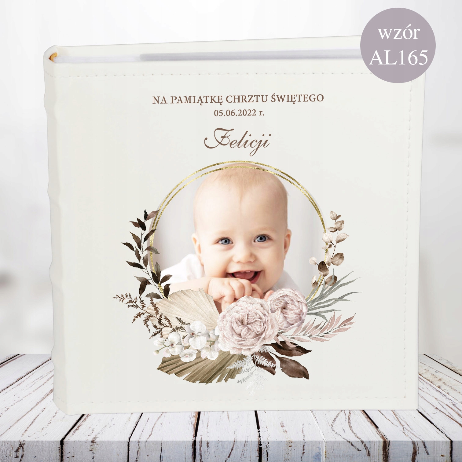 Album ze zdjęciem Pamiątka Chrzest Święty prezent Producent Inna