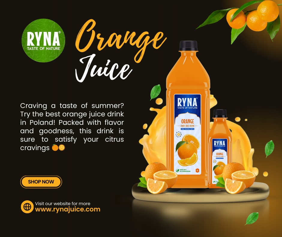 RYNA ORANGE JUICE DRINK 200ML Trade name RYNA NAPÓJ SOK POMARAŃCZOWY 200ML