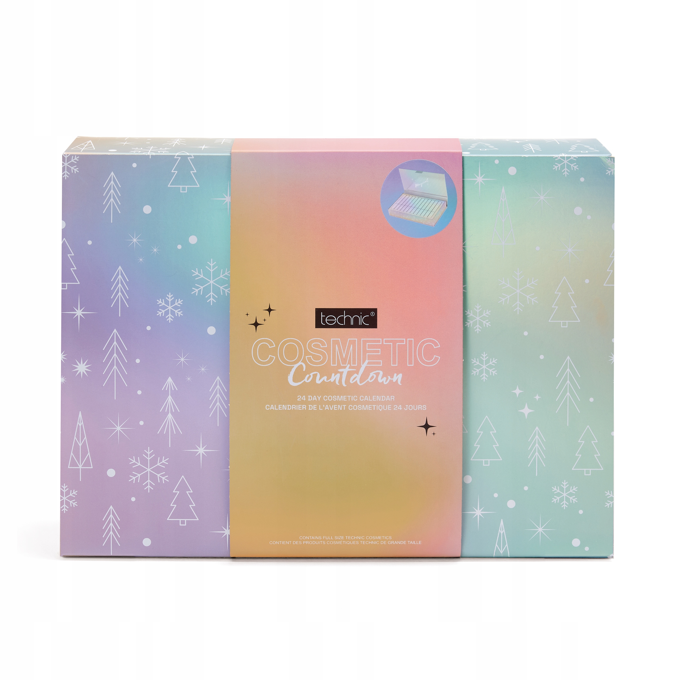 Адвент-календарь Technic Cosmetic Countdown, 24 средства для макияжа