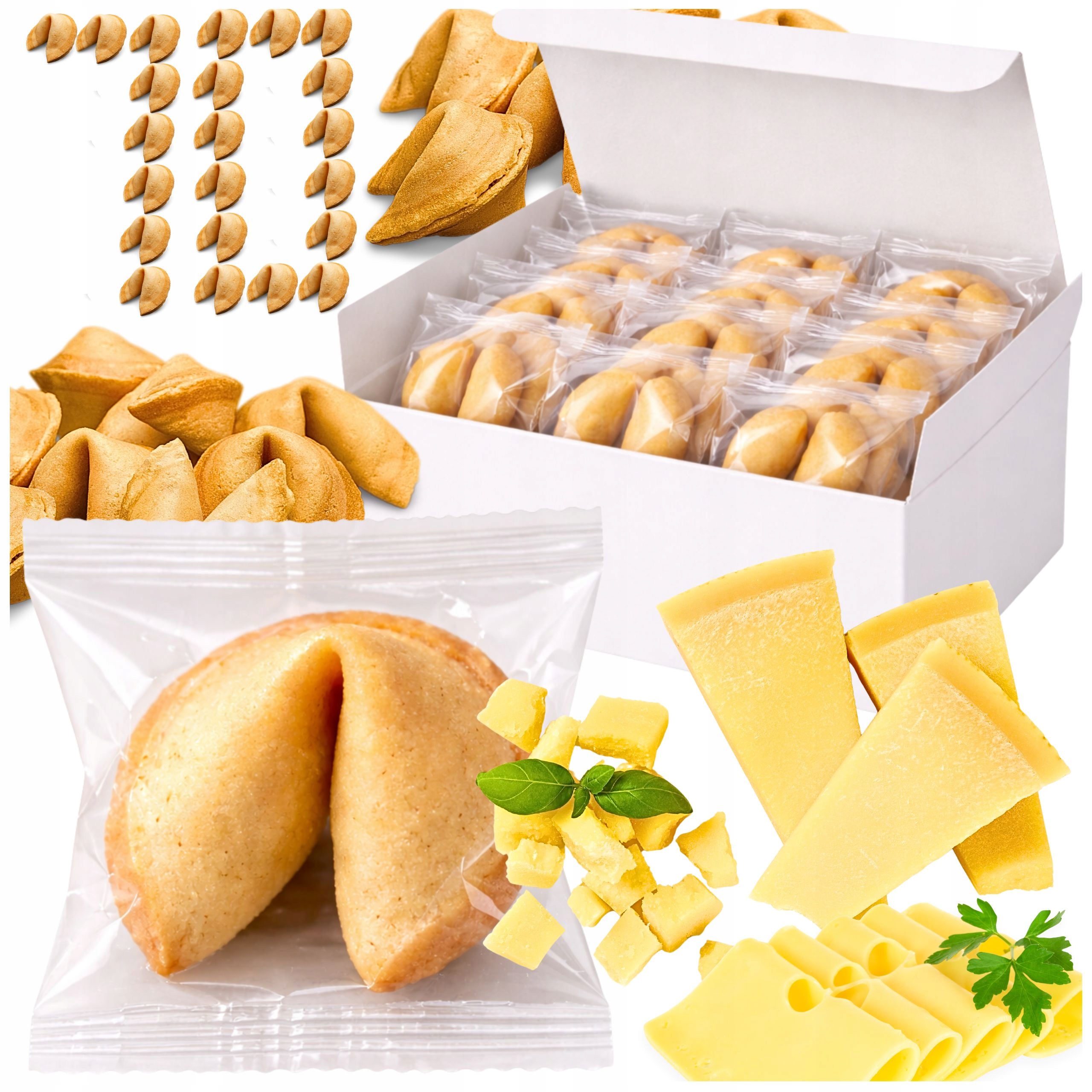 Ciasteczka z Wróżbą Serowe Podziękowanie Gości Gift Upominek x70