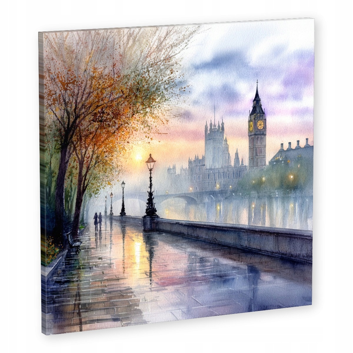 Obraz Na Plátně Canvas Krajina Anglie Londýn Westminster Big Ben 50x50
