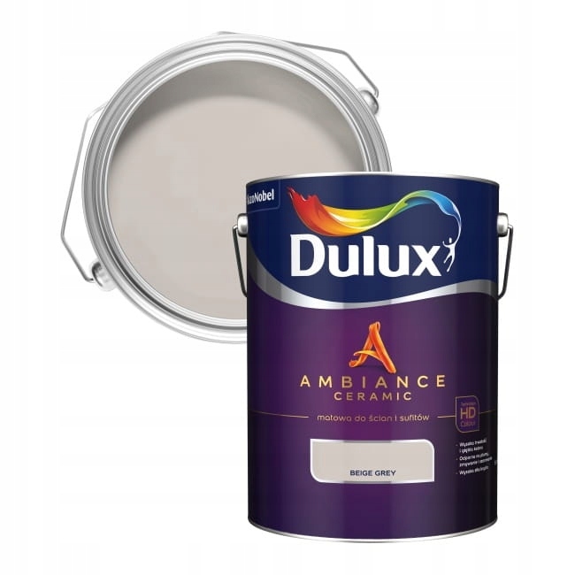 Dulux Ambiance Ceramic Farba Ceramiczna Beige Grey 5L
