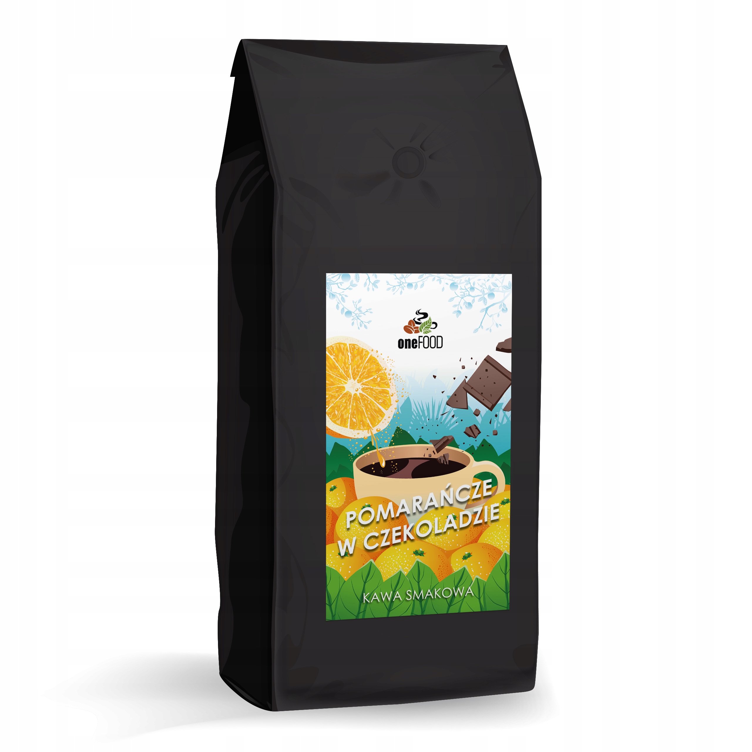 Levně Káva Chuťová Pomeranč V Čokoládě 1 kg zrnková