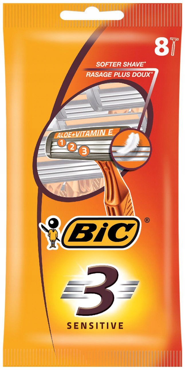 Bic Sensitive Einwegrasierer 8 Stupňů