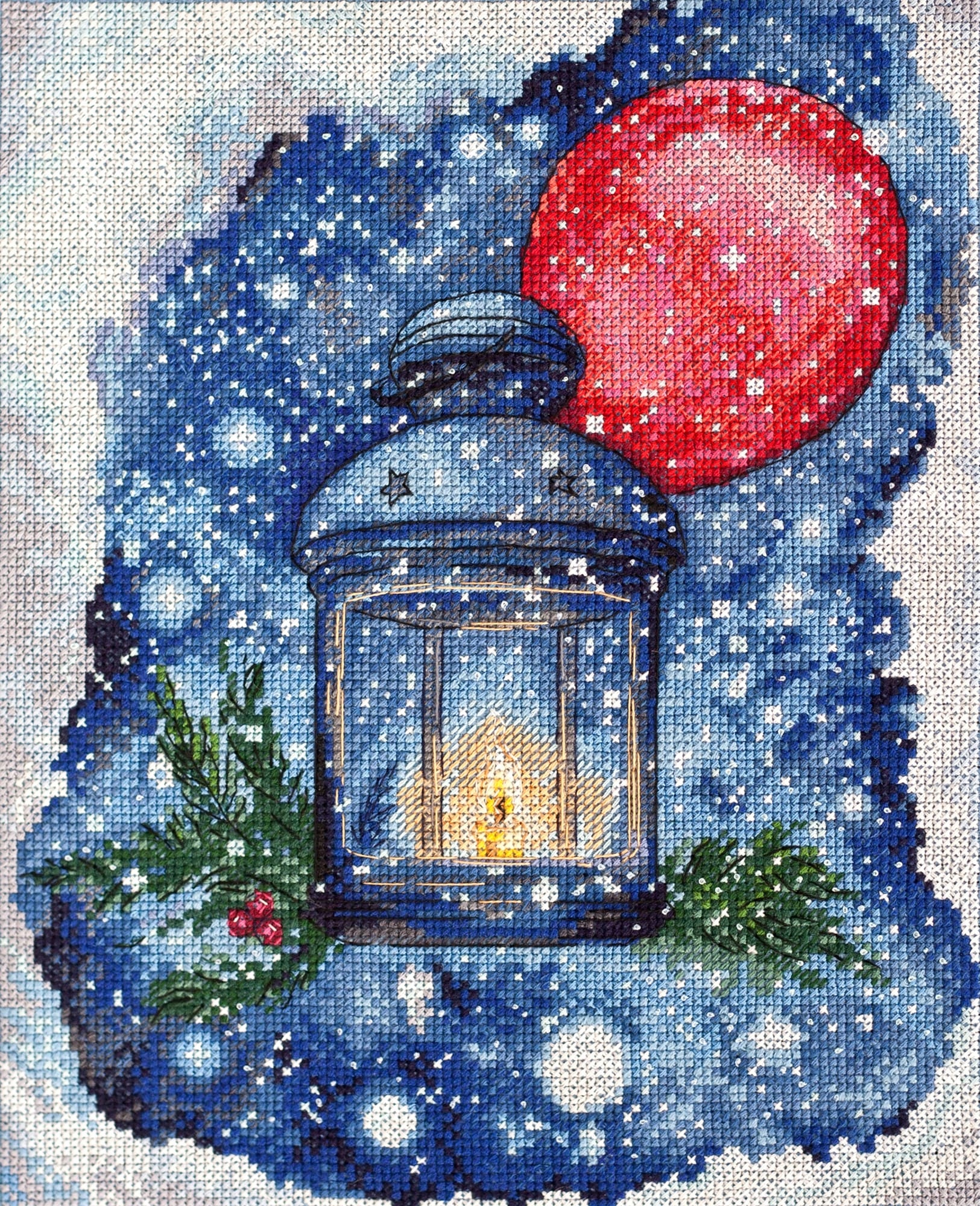Sada křížkového stehu "Gaudete" vyšívací Diy
