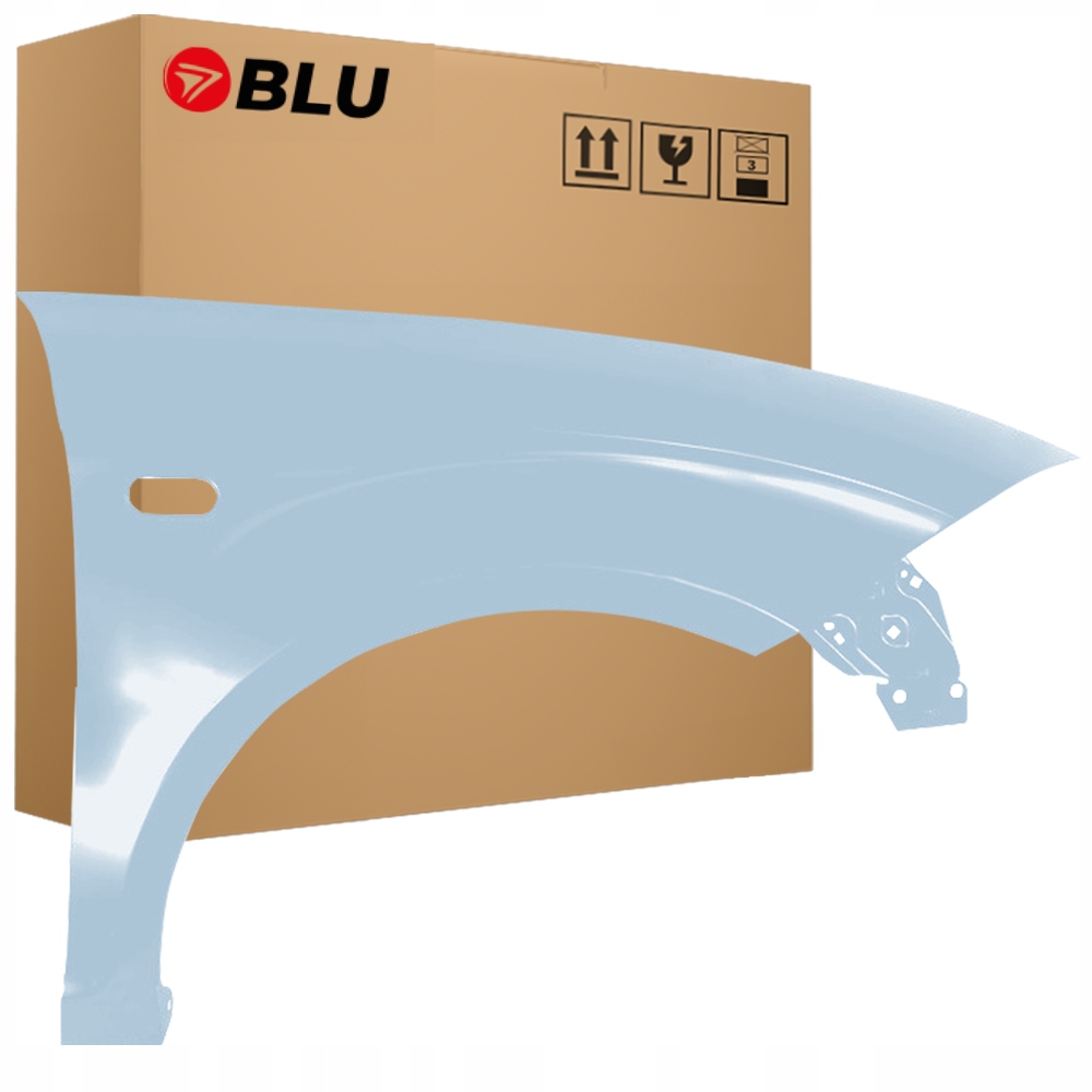 Blu Blatník Seat Toledo III 3 LS5V pravý modrý 04-09 přední BlauLluvia