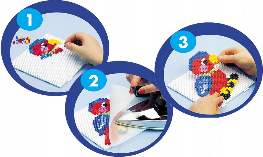 SZEŚCIOKĄT duży podkładka do koralików HAMA Pyssla Marka Hama