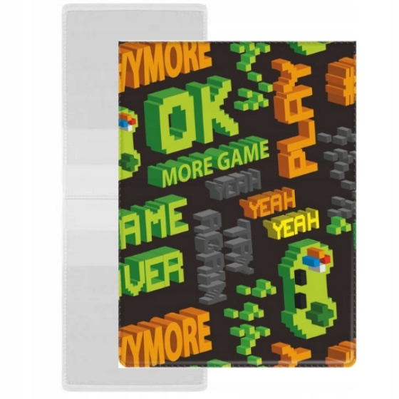 

Okładka etui na legitymację szkolną dokumenty Game