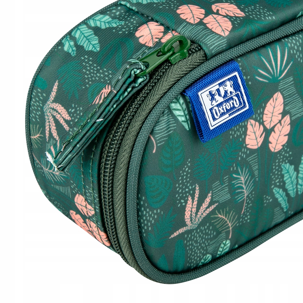 Piórnik rozkładany pojedynczy Oxford zielony Typ rozkładany pojedynczy