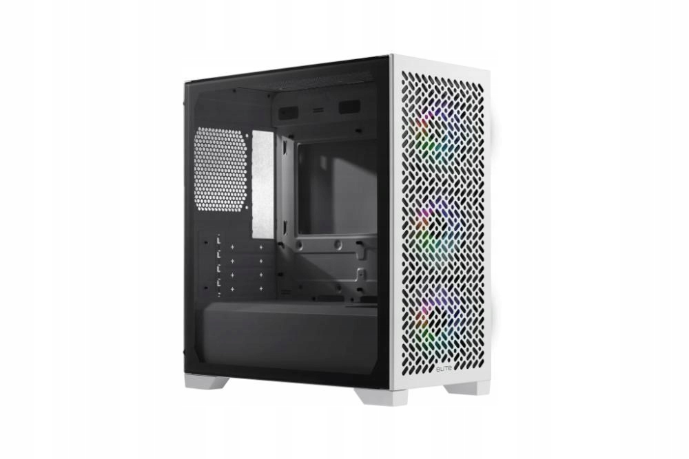 Cooler Master case Elite 302 White, Průhledná bočnice, mATX, 3x 120mm…