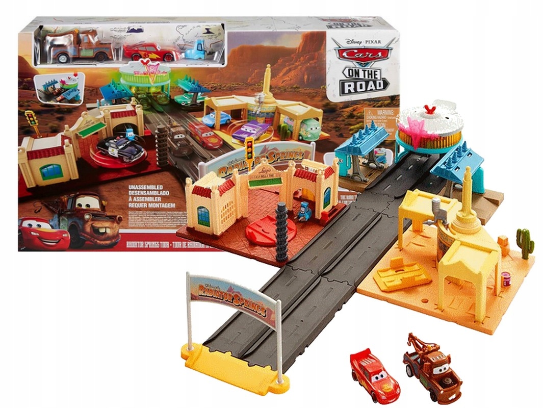 

Cars Auta Rajd Przez Chłodnicę tory 2 autkami