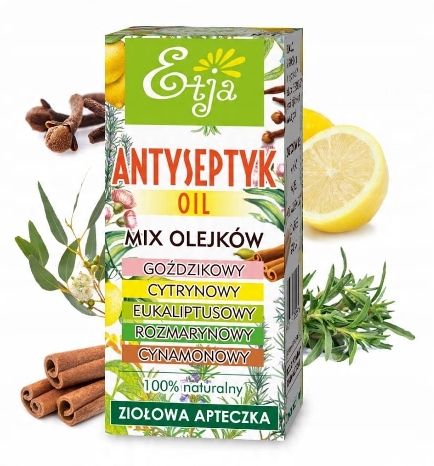 

Etja Antyseptyk Oil mieszanka 5 olejów eterycznych