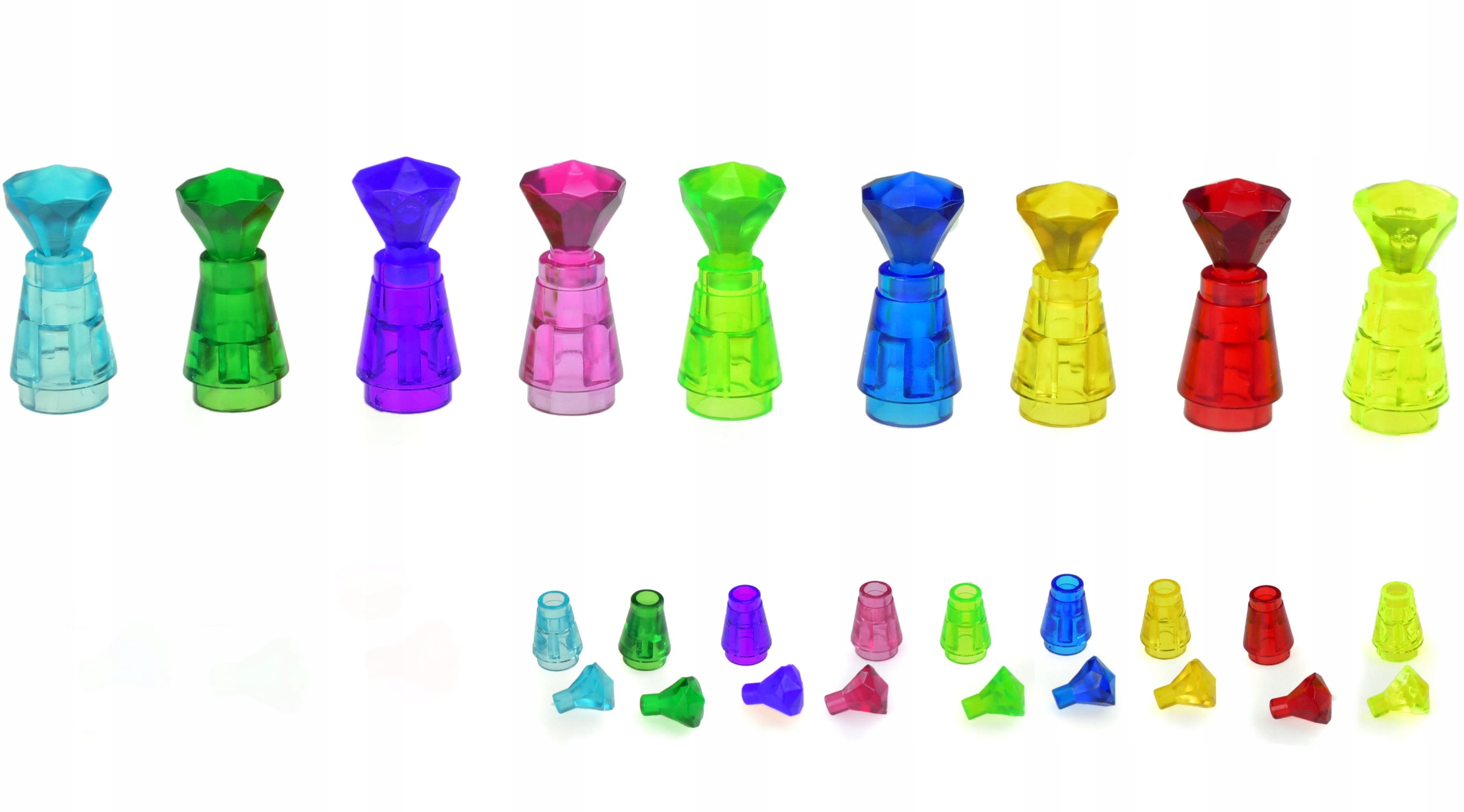 

Lego Klejnoty kryształ diament flakony klejnot