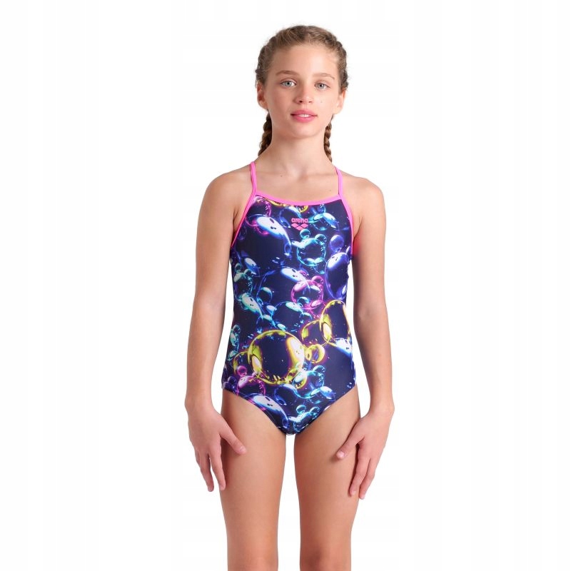 Kostium kąpielowy dziewczęcy Arena Soap Bubbles Lightdrop 152 Rozmiar 152