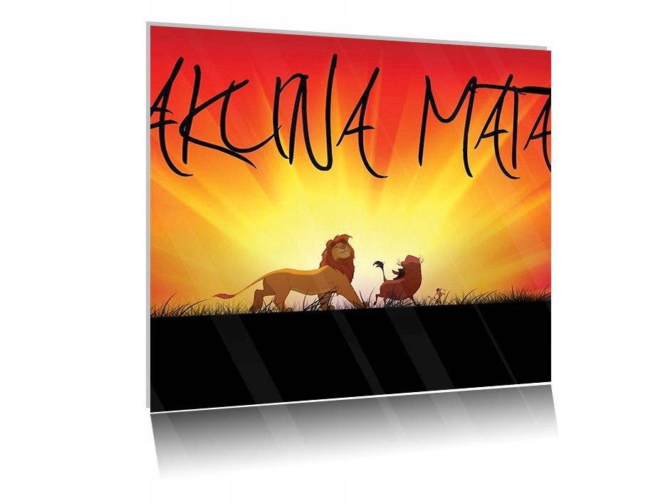 

Obraz szklany na szkle Hakuna Matata 01 30x30