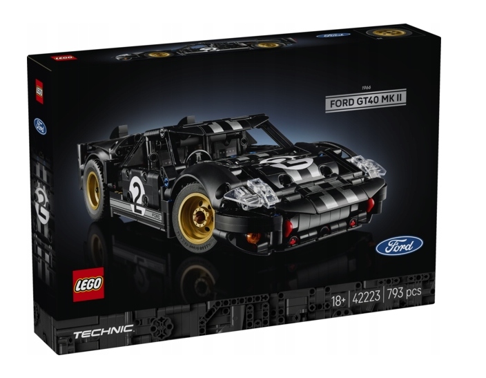 Lego 42223 Technic Závodní Auto 1966 Ford GT40 Mkii