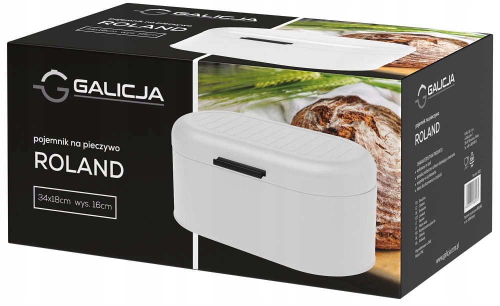 POJEMNIK NA PIECZYWO ROLAND BIAŁY GALICJA Kod producenta CHLEBAK ROLAND BIAŁY GALICJA 28245