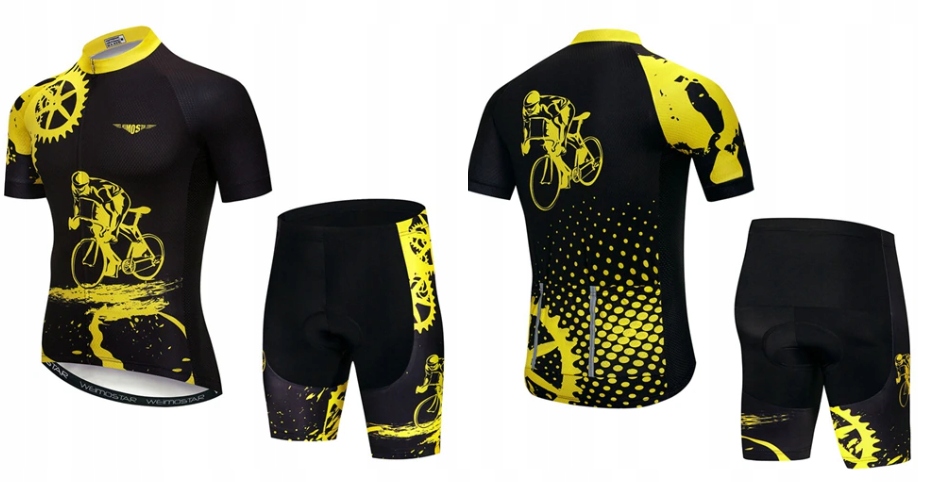 KOMPLET ROWEROWY WKŁADKA STRÓJ NA ROWER KOLARSKI EAN (GTIN) 6929997104376