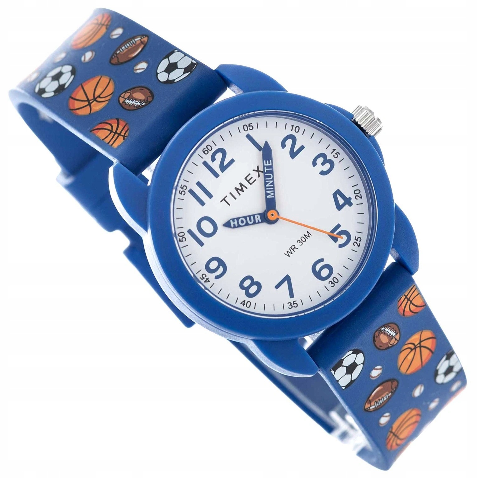 Dětské Hodinky Timex TW2Y59900 Kids Time Teacher Modré Na Řemínku