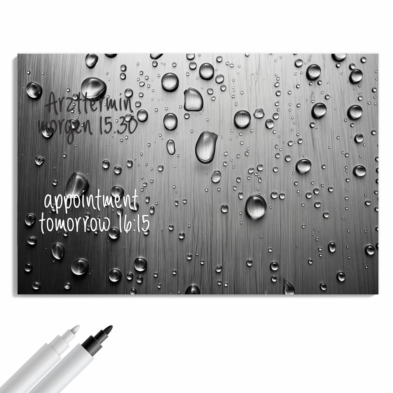 Magnetická tabule Kapky vody Kov 60 × 40 cm