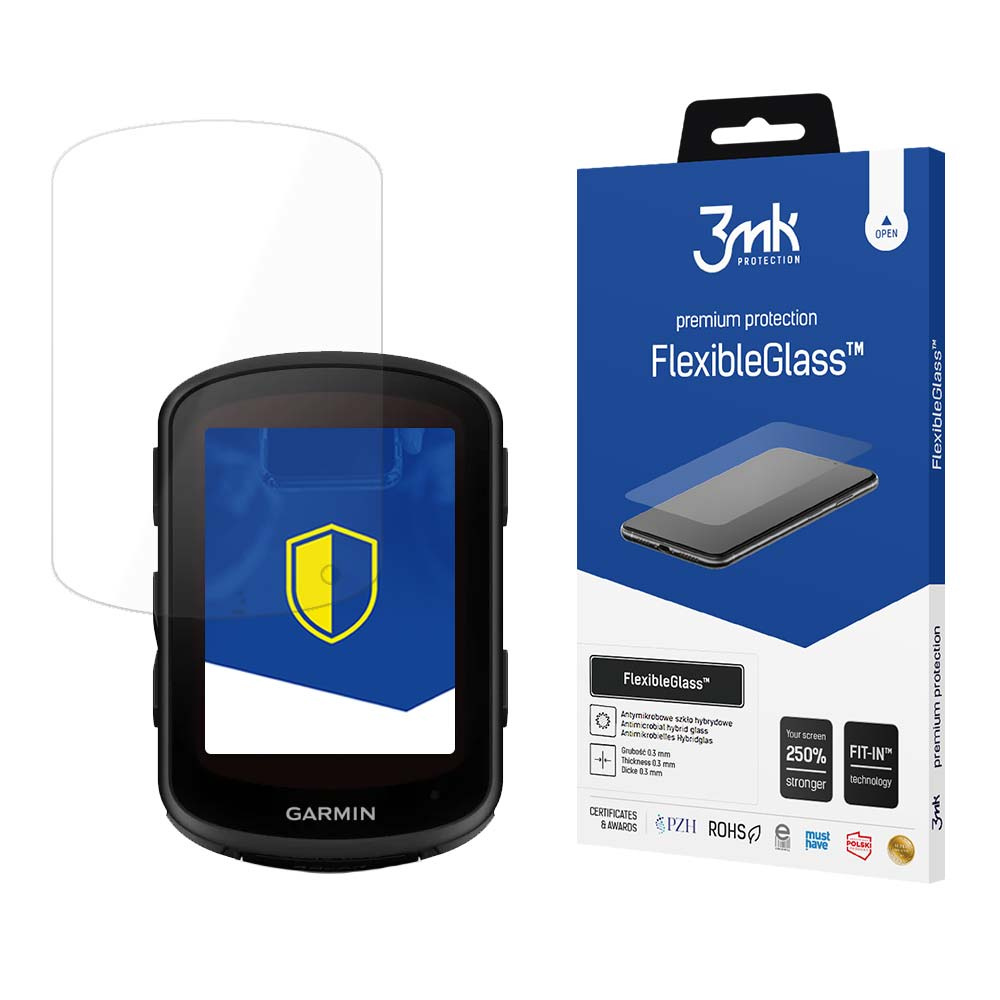 Szkło hybrydowe 3mk FlexibleGlass™ na Garmin Edge 840 3mk