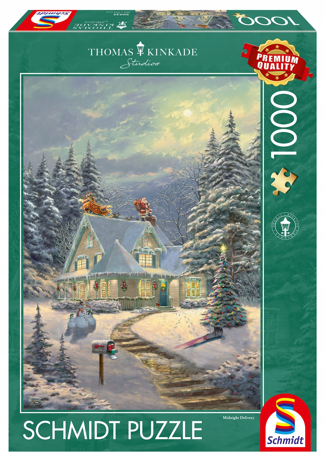 

Pq Puzzle 1000 Thomas Kinkade Dostawa o północy