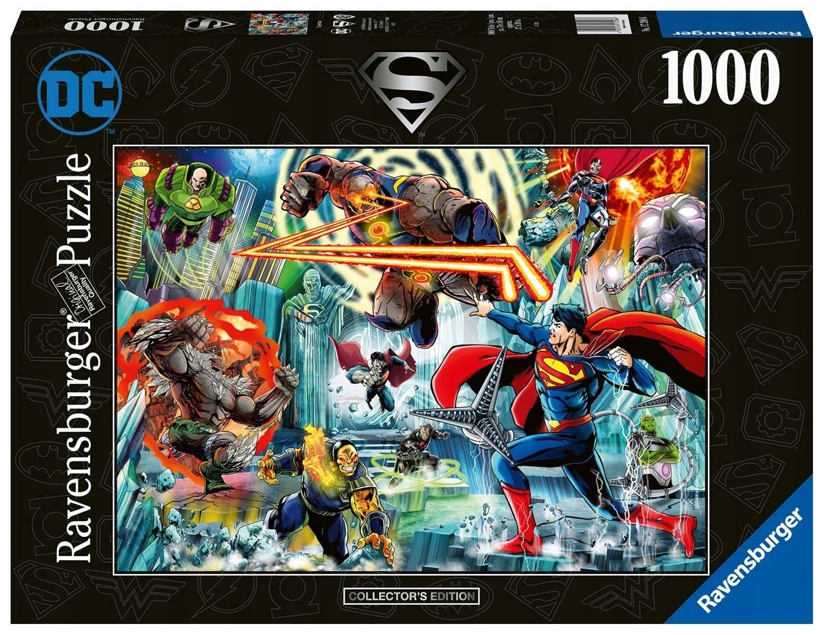 Ravensburger Puzzle 2D 1000 elementów: Superman edycja kolekcjonerska 17298 Marka Ravensburger