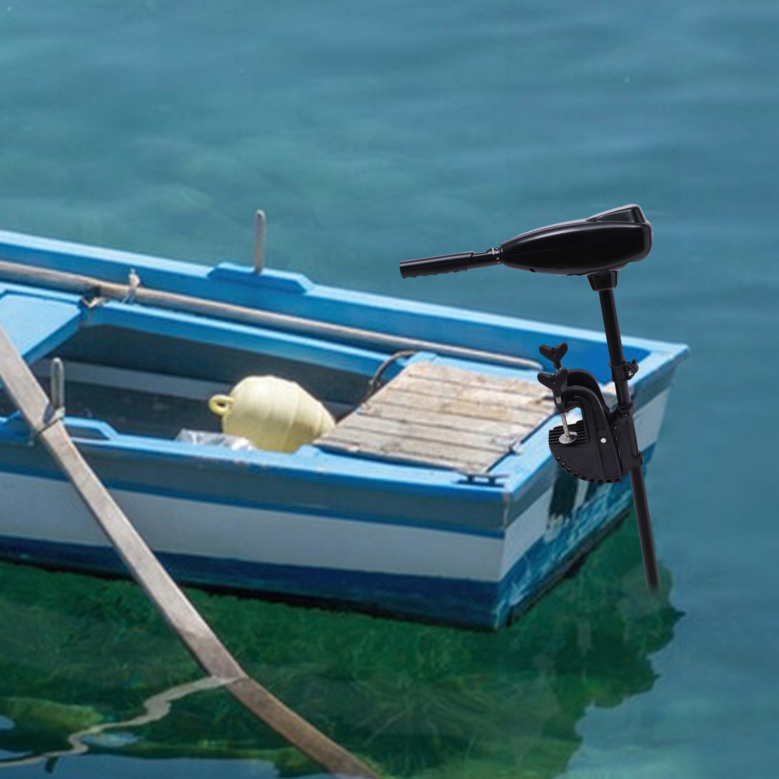 Elektryczny silnik zaburtowy 12V80lb model z długim wałem Model Gaźnik silniki zaburtowe