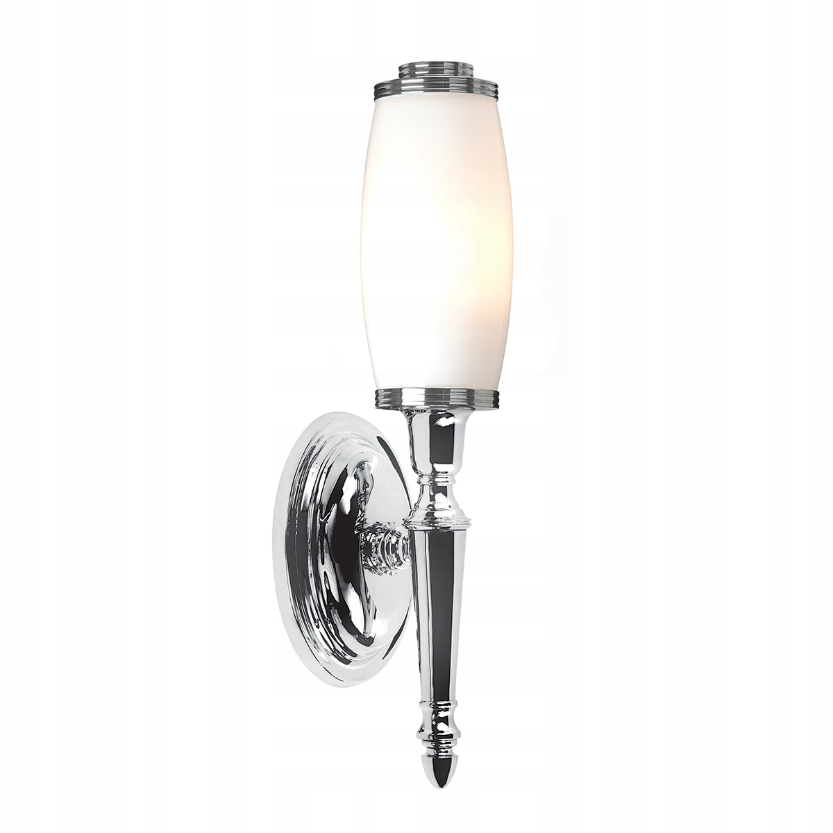 Nástenná lampa chrómová, leštená, klasická, do spálne, obývačky, 40 cm, Elstead