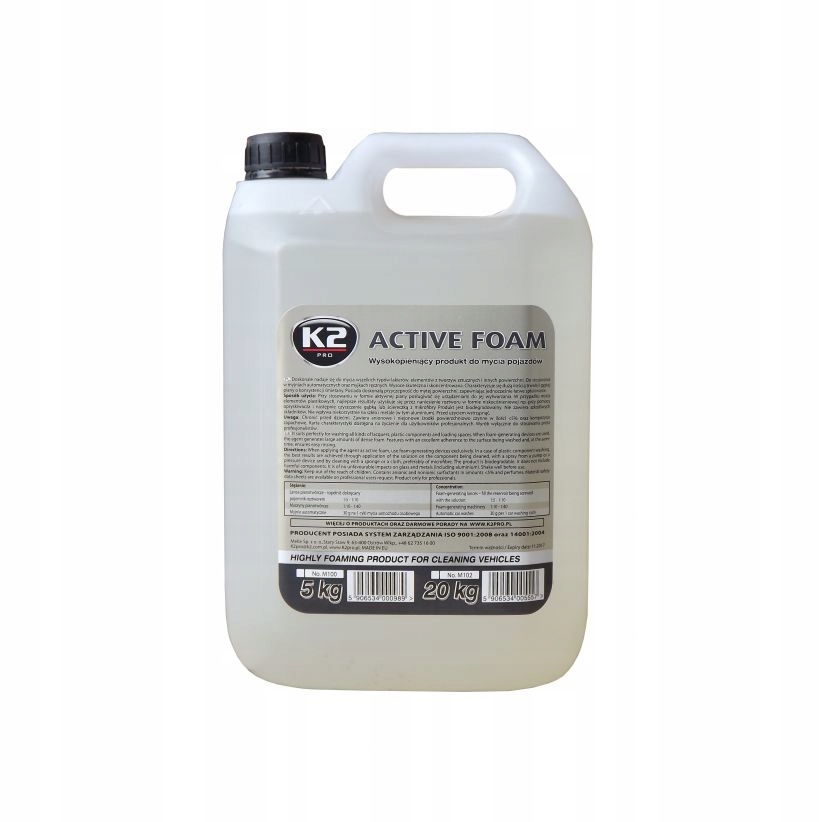 

K2 Active Foam Aktywna Piana Do Mycia Auta 5KG