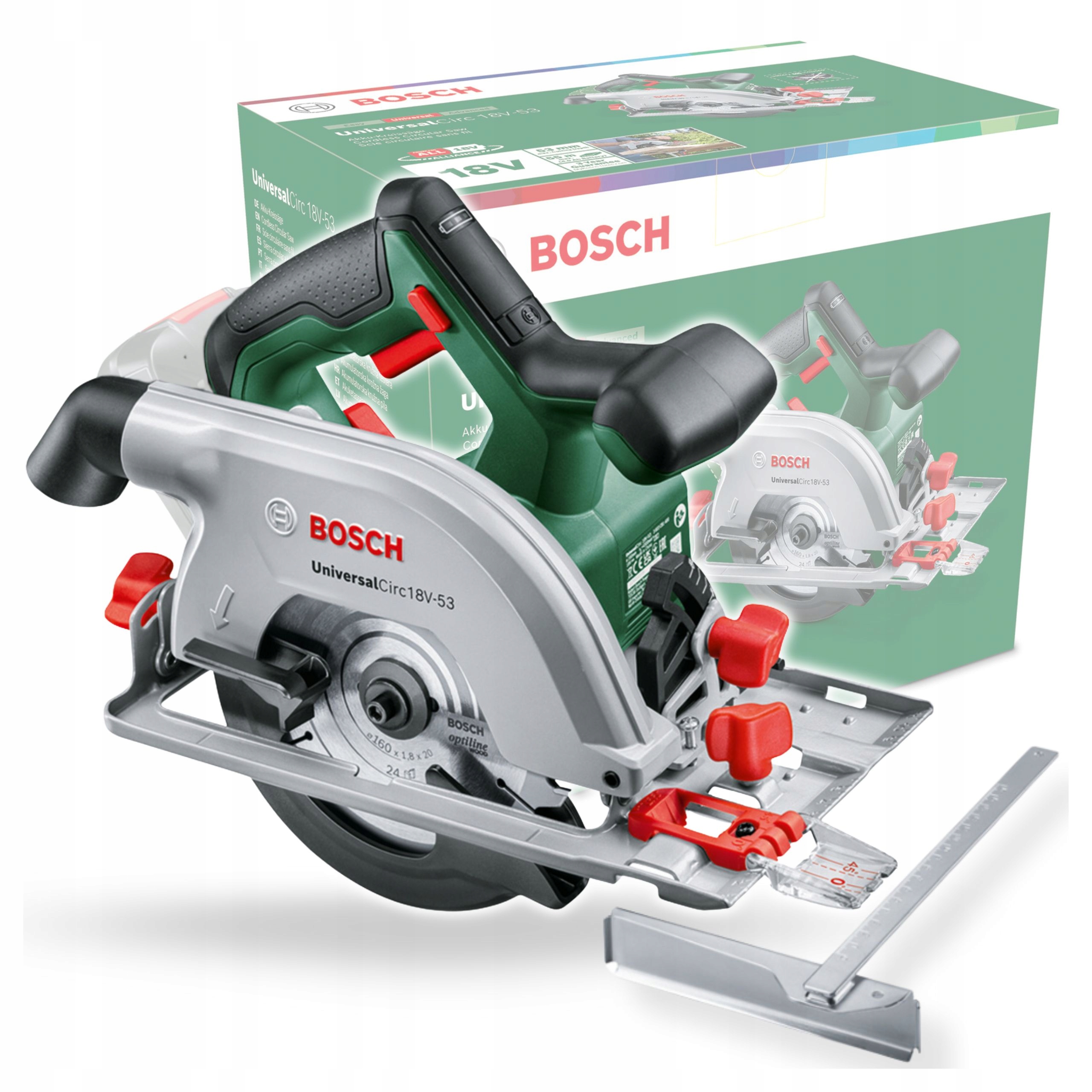 Bosch Diy UniversalCirc 18V-53 Akumulatorowa pilarka tarczowa 06033B1400