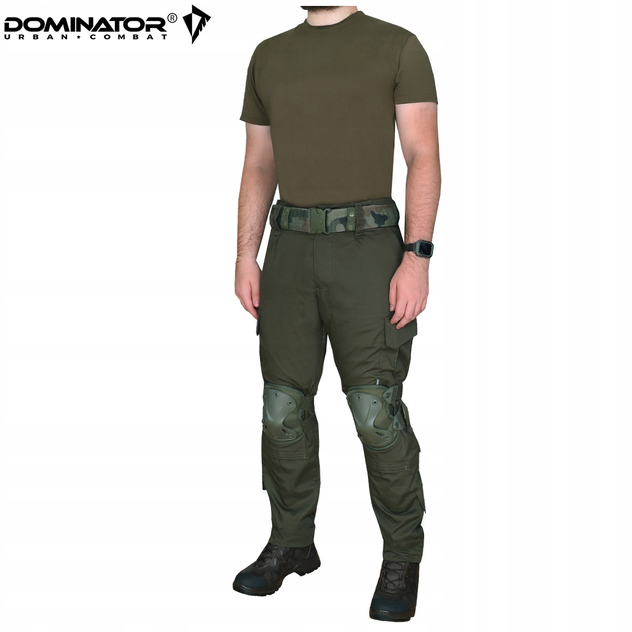 SPODNIE WOJSKOWE BOJÓWKI 124L mk2 DOMINATOR POLIGON ASG OLIVE XL Kolor zielony