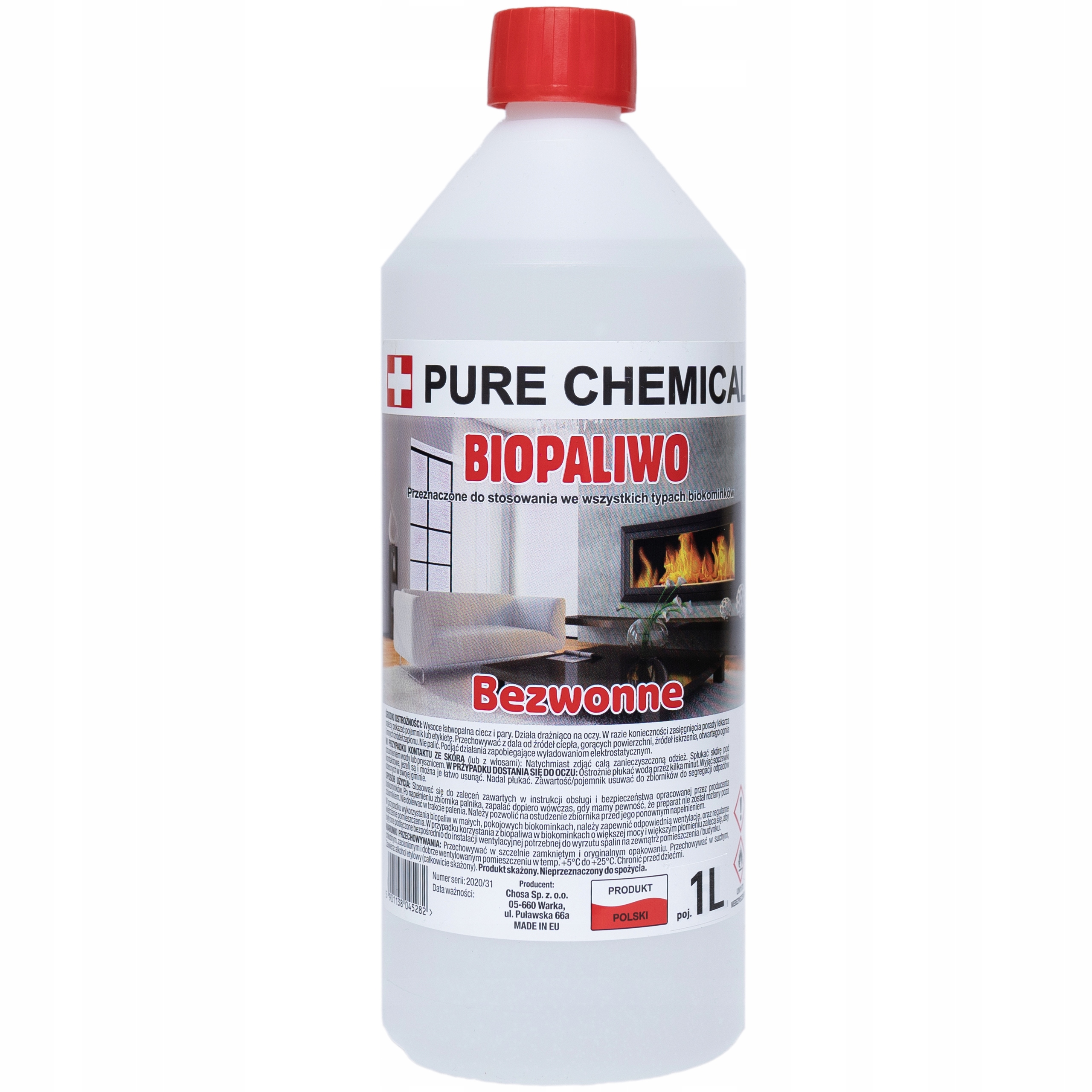 

Biopaliwo do biokominka Atest Pzh bioetanol 1l