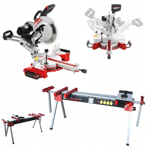 PIŁA UKOŚNICA Z POSUWEM 305MM HOLZMANN KAP305JL STÓŁ ROBOCZY USK2760 NOWY