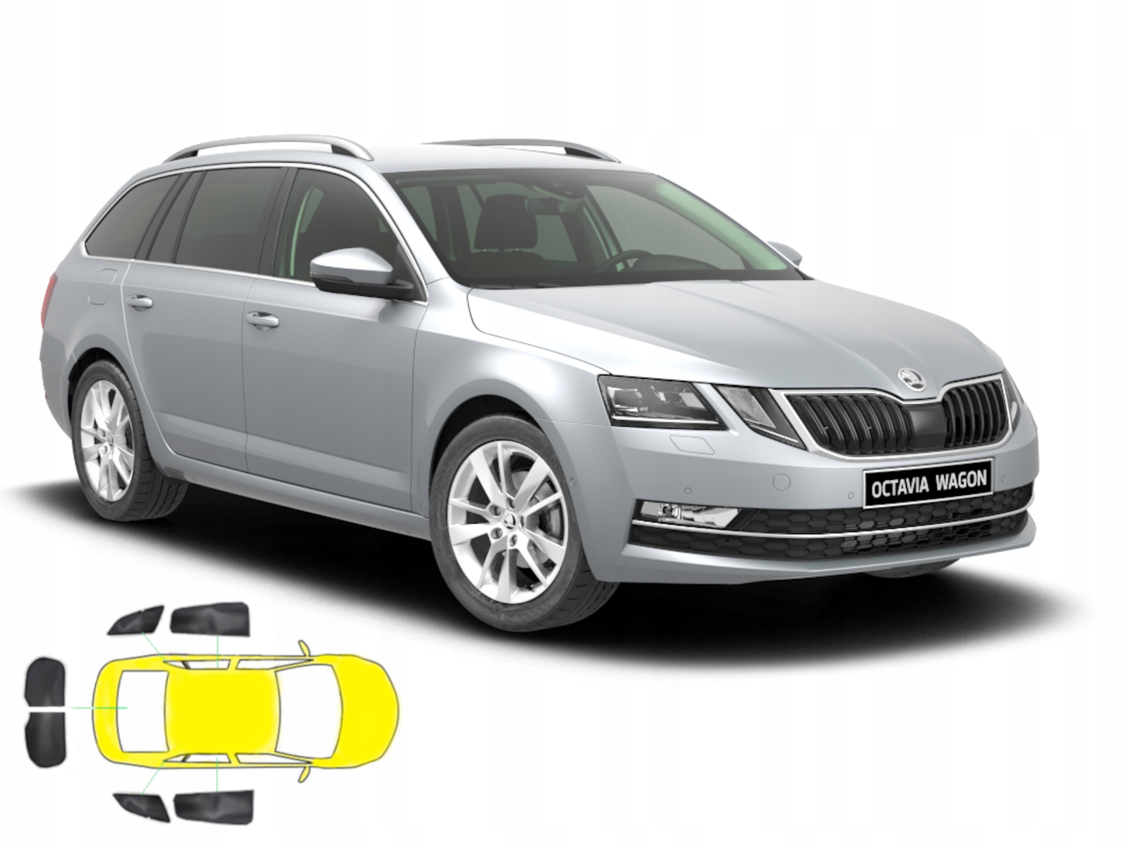 

Zasłonki przeciwsłoneczne Skoda Octavia III kombi