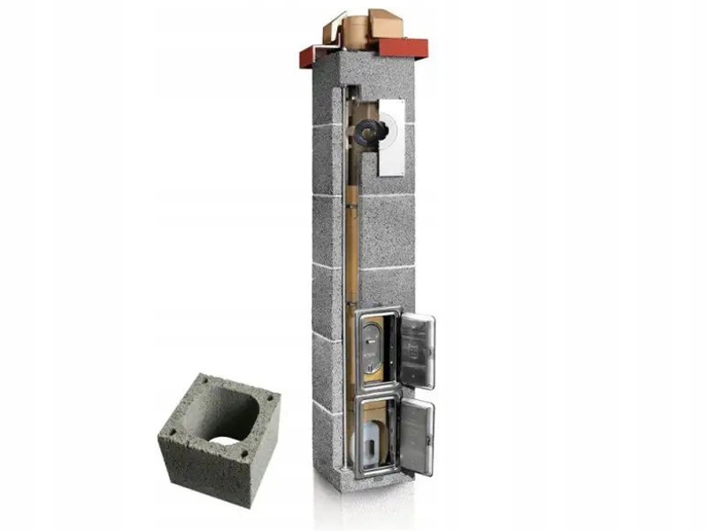 Keramický plynový komín Plewa Uni Las 18/18 9 m 46/46