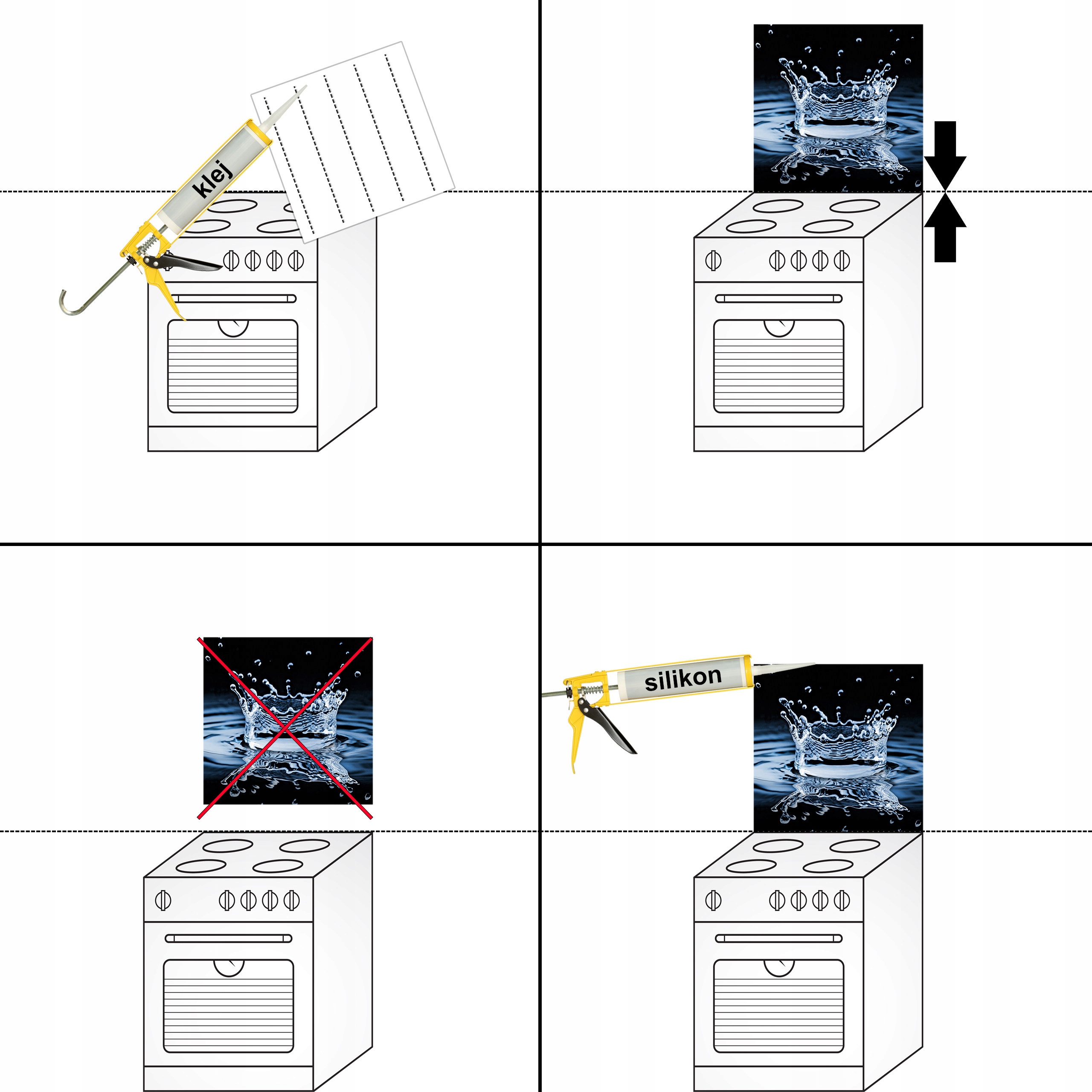 płytka ścienna hartowana kuchnia 125x50 wrzosy Marka Follow The Glass