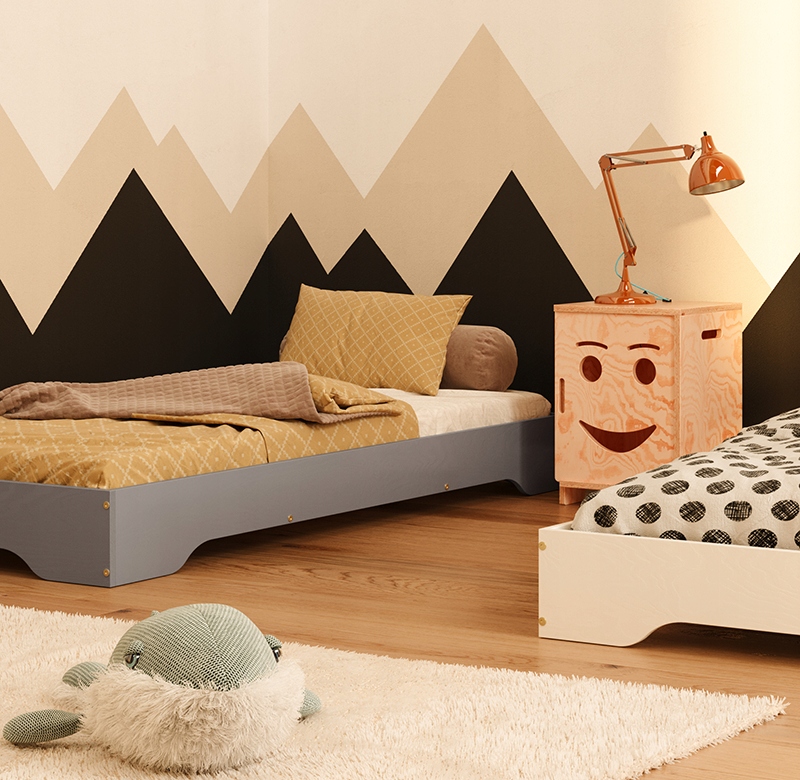 Szafka nocna dla dzieci KAPI 1 NATURALNE EKO SOSNA Marka Smartwood