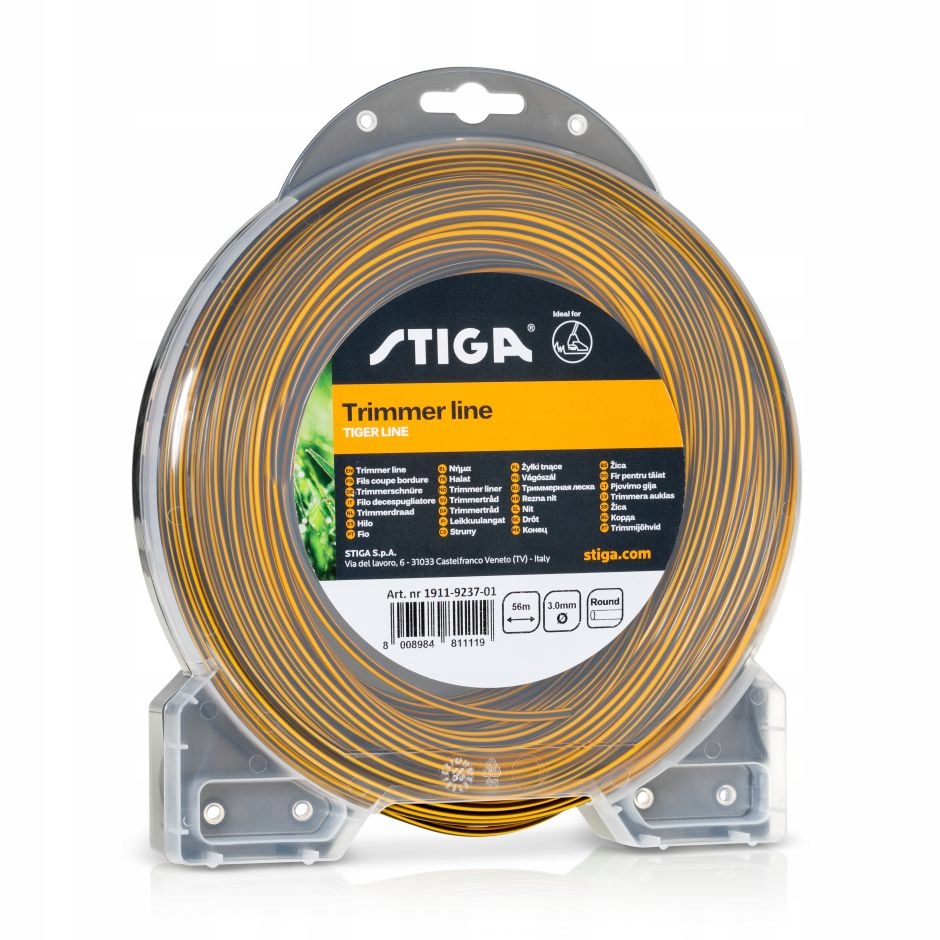 

Żyłka tnąca Stiga Tiger okrągła 3,0 mm x 56 m